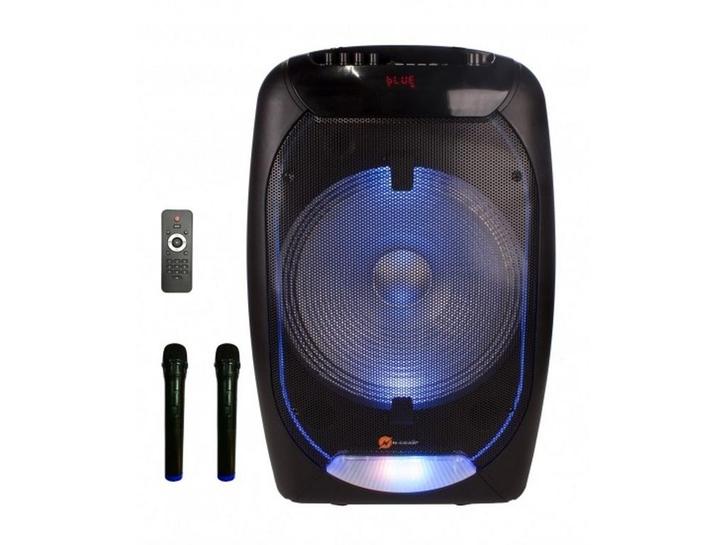 N-GEAR The Flash 1510 - Karaoke Speaker met Lichteffecten -, Huis en Inrichting, Woonaccessoires | Overige, Zo goed als nieuw