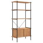 Boekenkast met Kast | Retour Deal | 80x40x163cm, Huis en Inrichting, Met plank(en), Verzenden, Nieuw, 50 tot 100 cm