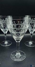 Boheems kristal - Verre à vin (5) - Cristal - Verres à vin, Antiek en Kunst