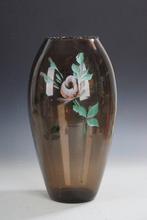 Verreries Doyen - Vase - Vase en verre fumé Art Déco avec, Antiquités & Art