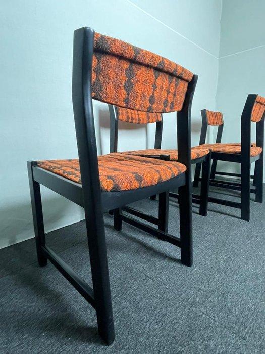 Chaise - Bois - Quatre chaises vintage, Antiquités & Art, Art | Objets design