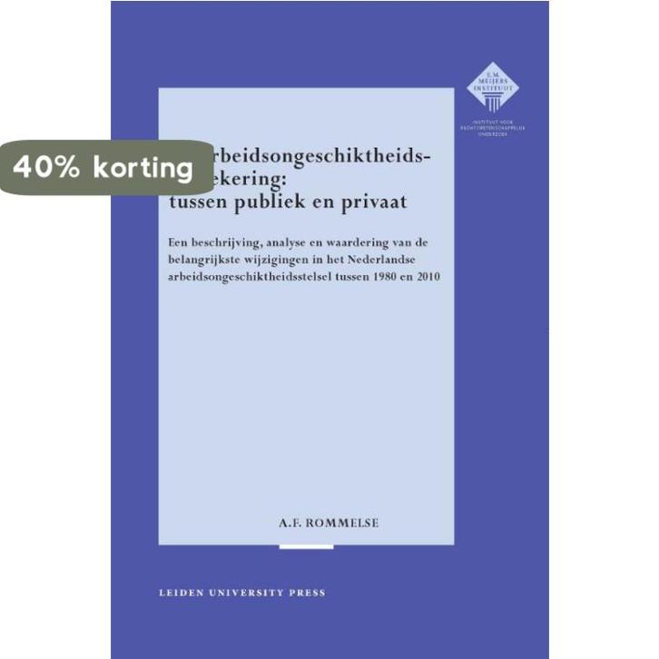 De arbeidsongeschiktheidsverzekering 9789087282059, Boeken, Politiek en Maatschappij, Zo goed als nieuw, Verzenden