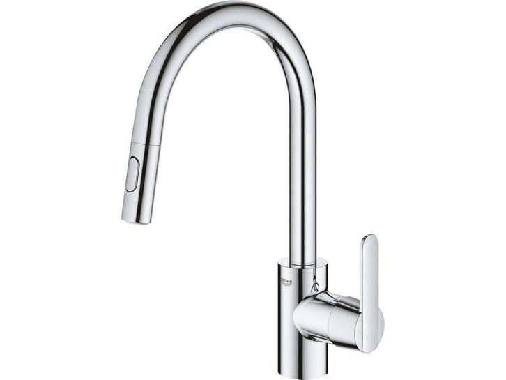 GROHE Get - Keukenkraan - Hoge uitloop 360° draaibereik, Huis en Inrichting, Woonaccessoires | Overige, Zo goed als nieuw, Verzenden