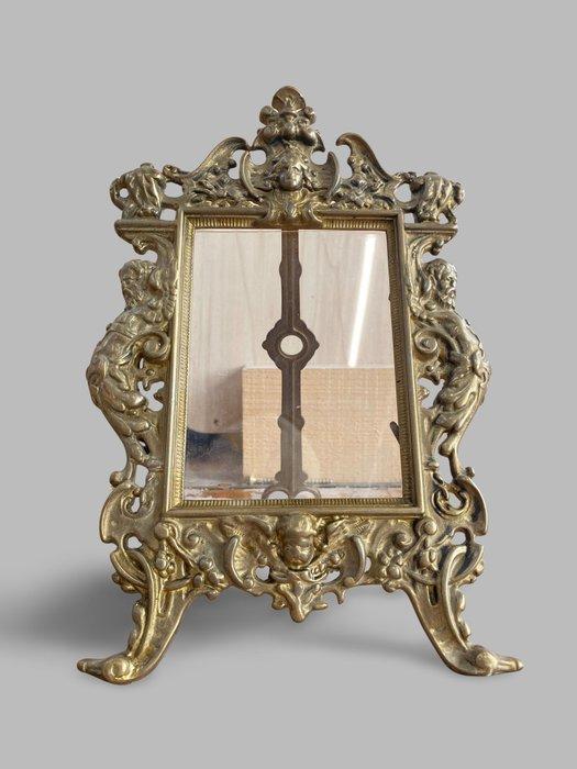 Lijst - Verguld brons - Met Vitre, Antiek en Kunst, Antiek | Overige Antiek