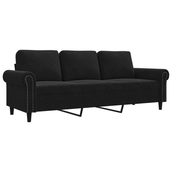Bank Zwart 180cm | Retour Deal | Super Prijs (zetel), Huis en Inrichting, Zetels | Zetels, 200 tot 250 cm, 75 tot 100 cm, Rechte bank