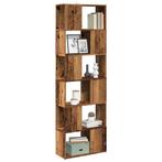 vidaXL Boekenkast/kamerscherm 60x24x186 cm oud houtkleurig, Huis en Inrichting, Kasten | Boekenkasten, Verzenden, Nieuw