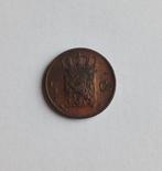 Nederland. Willem I. 1/2 Cent 1828 Utrecht (Zeldzaam), Postzegels en Munten