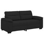 Kleine Zwarte Bank 140cm | Retour Deal | 40% Korting, Verzenden, 150 tot 200 cm, 75 tot 100 cm, Rechte bank