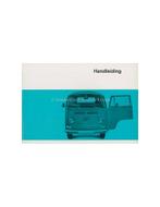 1970 VOLKSWAGEN TRANSPORTER INSTRUCTIEBOEKJE NEDERLANDS, Auto diversen, Handleidingen en Instructieboekjes