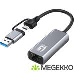 LevelOne USB-0423 netwerkkaart Ethernet 2500 Mbit/s, Verzenden, Nieuw