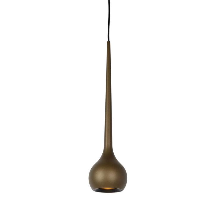 hanglampen Lynea Hanglamp Brons Ø7.5cm, Maison & Meubles, Lampes | Suspensions, Envoi