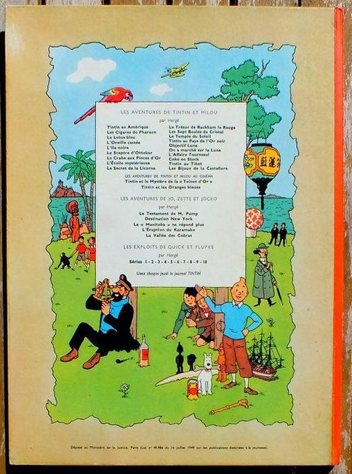 Tintin T7 - Lîle noire (B36) - Version Bob de Moor - C - 1, Boeken, Stripverhalen
