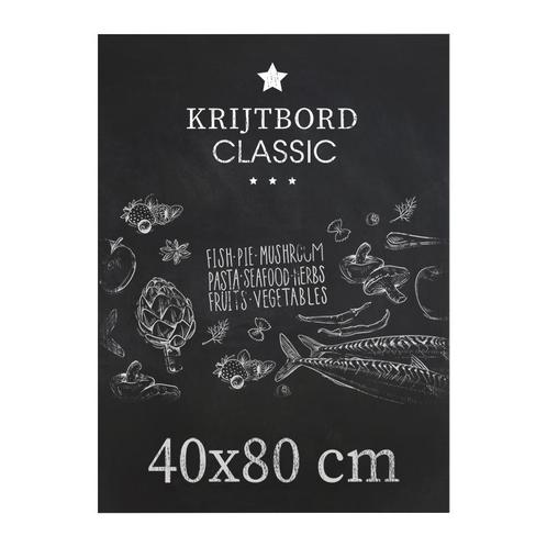 Krijtbord Classic 40x80 cm Horizontaal, Maison & Meubles, Accessoires pour la Maison | Cadres, Envoi