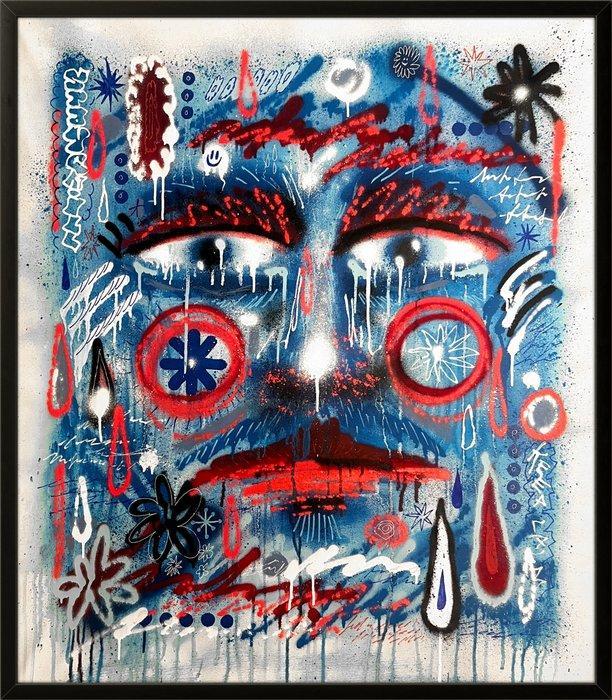 Nuno Barbedo (1983) - Freedom Face - XL, Antiek en Kunst, Kunst | Schilderijen | Modern