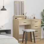 vidaXL Kaptafel met Lades - Sonoma Eik, 50x41x140 cm, Verzenden, Nieuw