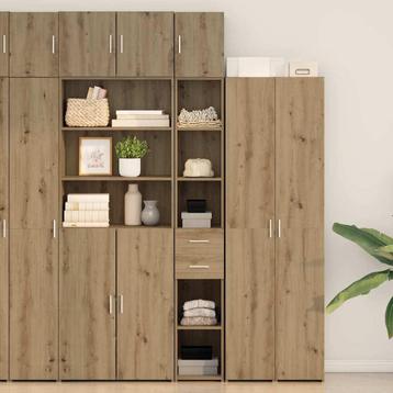 vidaXL Slank Opbergkast artisanaal eikenkleurig 30 x 42.5 x, Verzenden