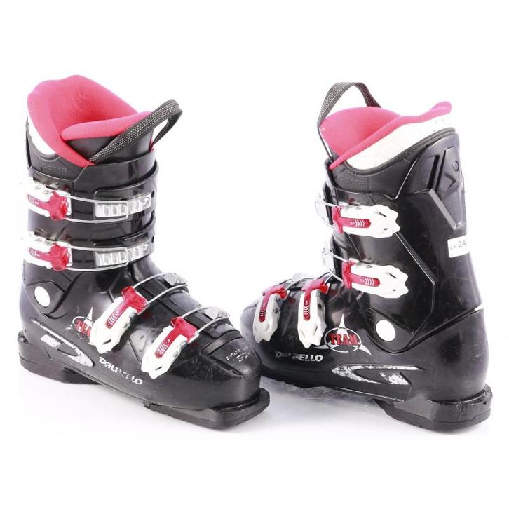 36,5 37 kinder skischoenen DALBELLO TEAM, black, Sport en Fitness, Skiën en Langlaufen, Ski, Schoenen, Gebruikt, Overige merken