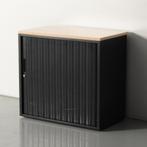 Robberechts roldeurkast, zwart, 75 x 80 cm, incl. 1 legbo..., Huis en Inrichting, Kasten | Roldeurkasten en Archiefkasten, Ophalen of Verzenden
