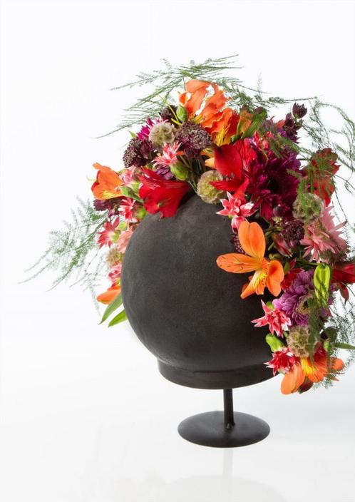 OASIS BLACK IDEAL Bal 20 cm Zwart Oase steekschuim, Huis en Inrichting, Woonaccessoires | Kunstplanten en Kunstbloemen, Nieuw