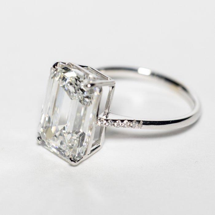 Zonder Minimumprijs - Verlovingsring - 18 karaat Witgoud -, Handtassen en Accessoires, Antieke sieraden
