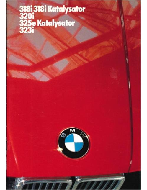 1986 BMW 3 SERIE SEDAN BROCHURE DUITS, Livres, Autos | Brochures & Magazines