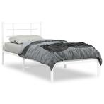 Bedframe 90x190 Metaal Wit - Ideaal Logeerbed! OP=OP, 90 cm, Eenpersoons, Verzenden, Wit