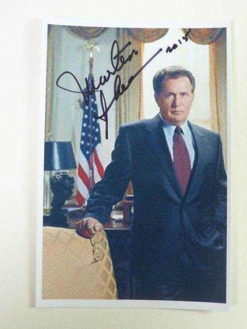 The West Wing - Martin Sheen, signed, Verzamelen, Film en Tv