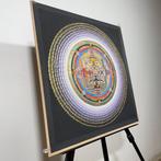 Painting of Tibetan Tradition - Mandala Lotus/Kalachakra