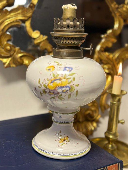Lampe de table - Céramique - lampe à huile Moustiers, Antiek en Kunst, Curiosa en Brocante