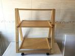 Fratelli Reguitti - Serveerwagen - Hout - Opvouwbare trolley, Antiek en Kunst