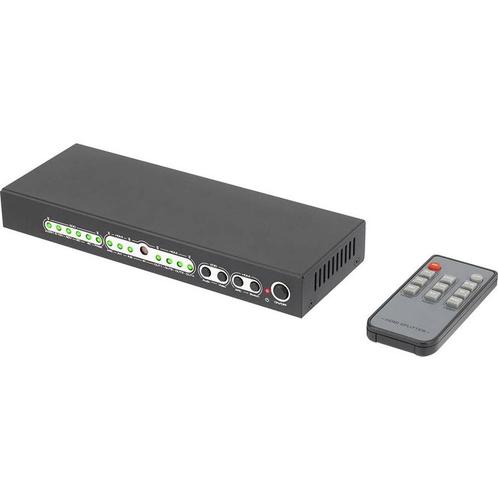 SpeaKa  - HDMI-splitter - 4 poorten en audiopoorten -, Doe-het-zelf en Bouw, Elektriciteit en Kabels, Verzenden