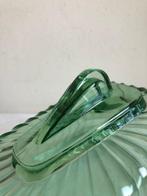Stolp - Leerdam - Glas - 1940-1950 - A.C. Copier kaasdeksel