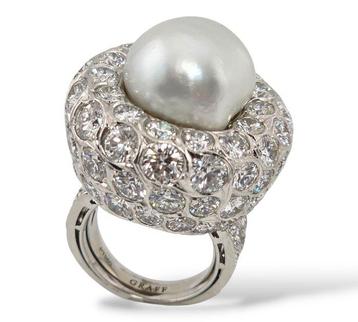 Graff - Ring Platina, GRAFF Platina 10.0 Diamond en zeldzame