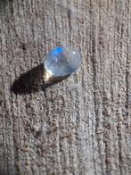 natural pale blue oval cabochon moonstone, 3.80 ct, Verzenden