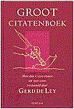 Groot Citatenboek 9789026117695, Verzenden, Gerd de Ley