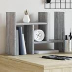 vidaXL Bureau organiser 34,5x15,5x35,5 cm bewerkt hout grijs, Verzenden
