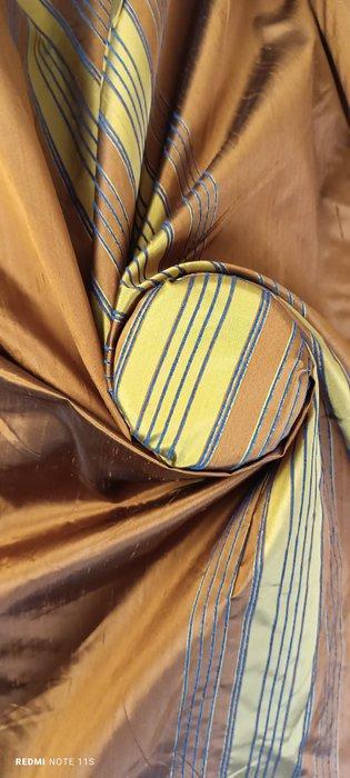 Textiel (2) - 300 cm - 100 cm - zijden taft, Antiek en Kunst, Antiek | Tapijten, Tafelkleden en Textiel