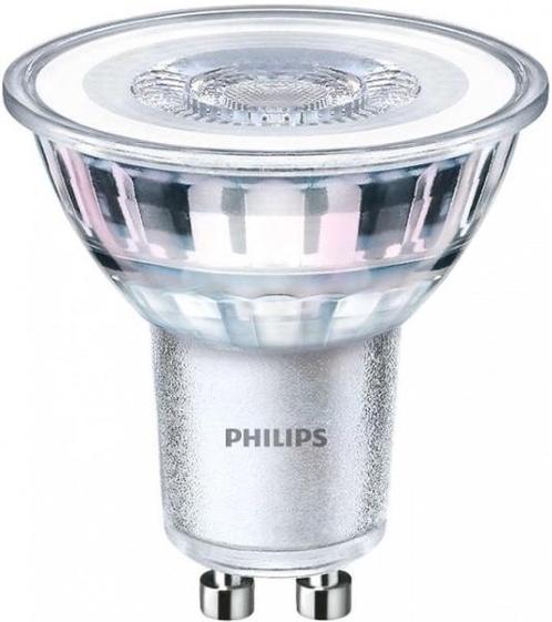 Philips - Glas LEDspot 4,6 Watt 2700K CRI80 GU10 (niet, Maison & Meubles, Lampes | Lampes en vrac, Envoi