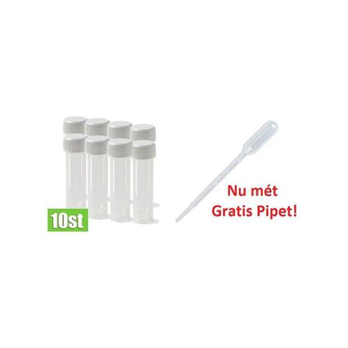 10 Buisjes + Pipet, Huis en Inrichting, Keuken | Keukenbenodigdheden, Nieuw, Verzenden