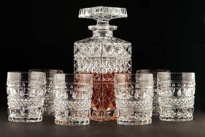 Bohemia - Décanteur - Verre, Antiek en Kunst, Kunst | Designobjecten