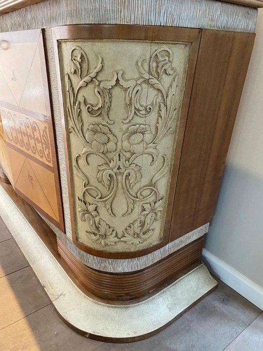 Dressoir - Glas, Hout, Verguld brons - Naar Pier Luigi Colli, Antiek en Kunst, Kunst | Designobjecten