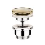 Afvoerplug Hotbath Cobber Always-Open met Schroef Rond, Doe-het-zelf en Bouw, Ophalen of Verzenden, Nieuw, Overige typen