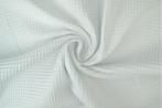 10 meter wafelstof - Wit - 150cm breed, Verzenden