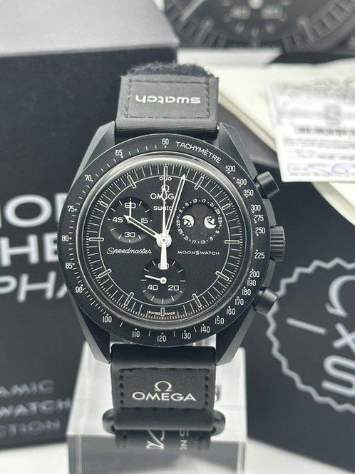 Omega x Swatch - Moonswatch - Mission to the Moonphase -, Handtassen en Accessoires, Horloges | Heren