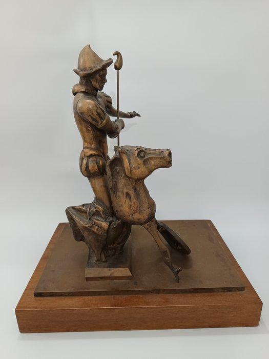 Ugo Attardi (1923-2006) - sculptuur, Guerriero con Cavallo -, Antiek en Kunst, Antiek | Overige Antiek