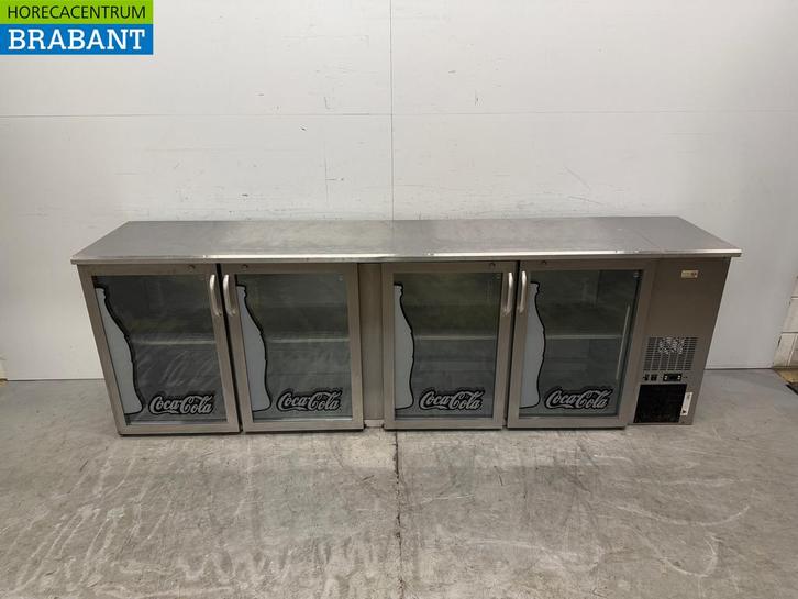 RVS Gamko Barkoeling 4 Glazen Klapdeuren 254,5 cm 230V, Zakelijke goederen, Horeca | Keukenapparatuur, Ophalen of Verzenden