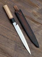 Keukenmes - Japanse stijl. Handgemaakte keukenmes,, Antiek en Kunst