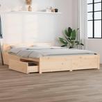 vidaXL Bedframe met lades 160x200 cm, Huis en Inrichting, Slaapkamer | Bedden, Verzenden, Nieuw