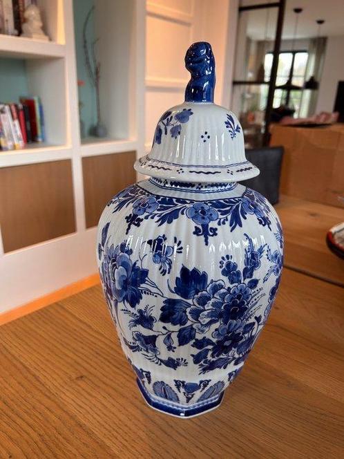 De Porceleyne Fles, Delft - Vaas - Aardewerk - Vaas met, Antiek en Kunst, Antiek | Glaswerk en Kristal