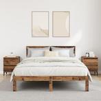vidaXL Bedkasten 2 st Old Wood 40x35x50 cm Engineered Wood, Huis en Inrichting, Verzenden, Nieuw